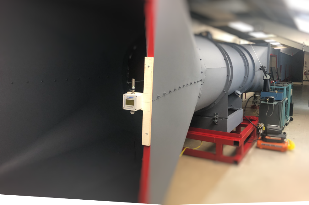 FMRL's small, low-speed wind tunnel 