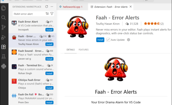faah error alerts