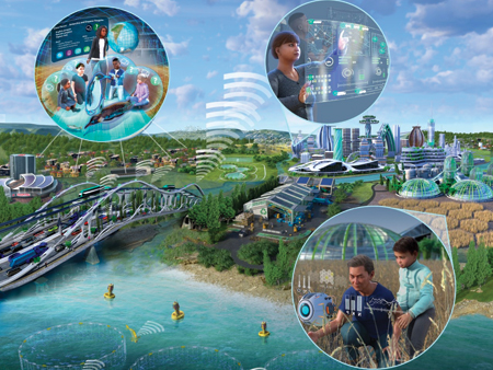 Illustration of the The Future of Work at the Human-Technology Frontier