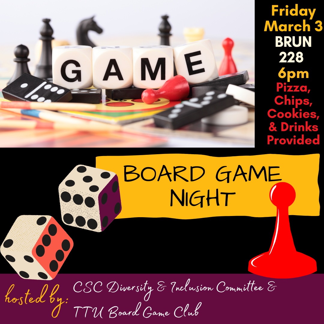 Spring 2023 Event: Board Game Night